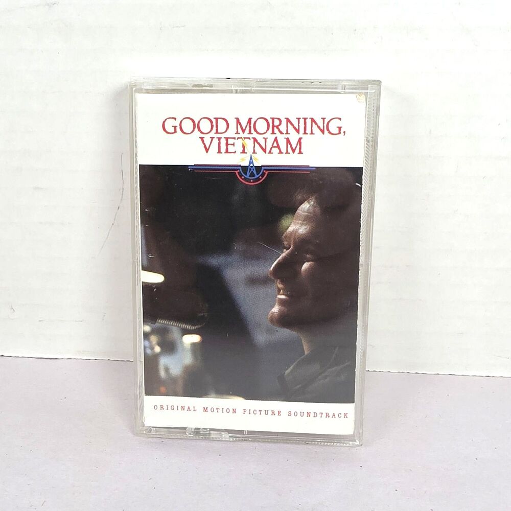 Good Morning Vietnam Motion Picture Soundtrack Cassette 1987 BMG Robin Williams